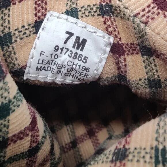 Vintage brown leather Sperry Boat shoe boots sz 7 - Picture 7 of 9